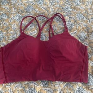 lululemon athletica Burgundy Sports Bra